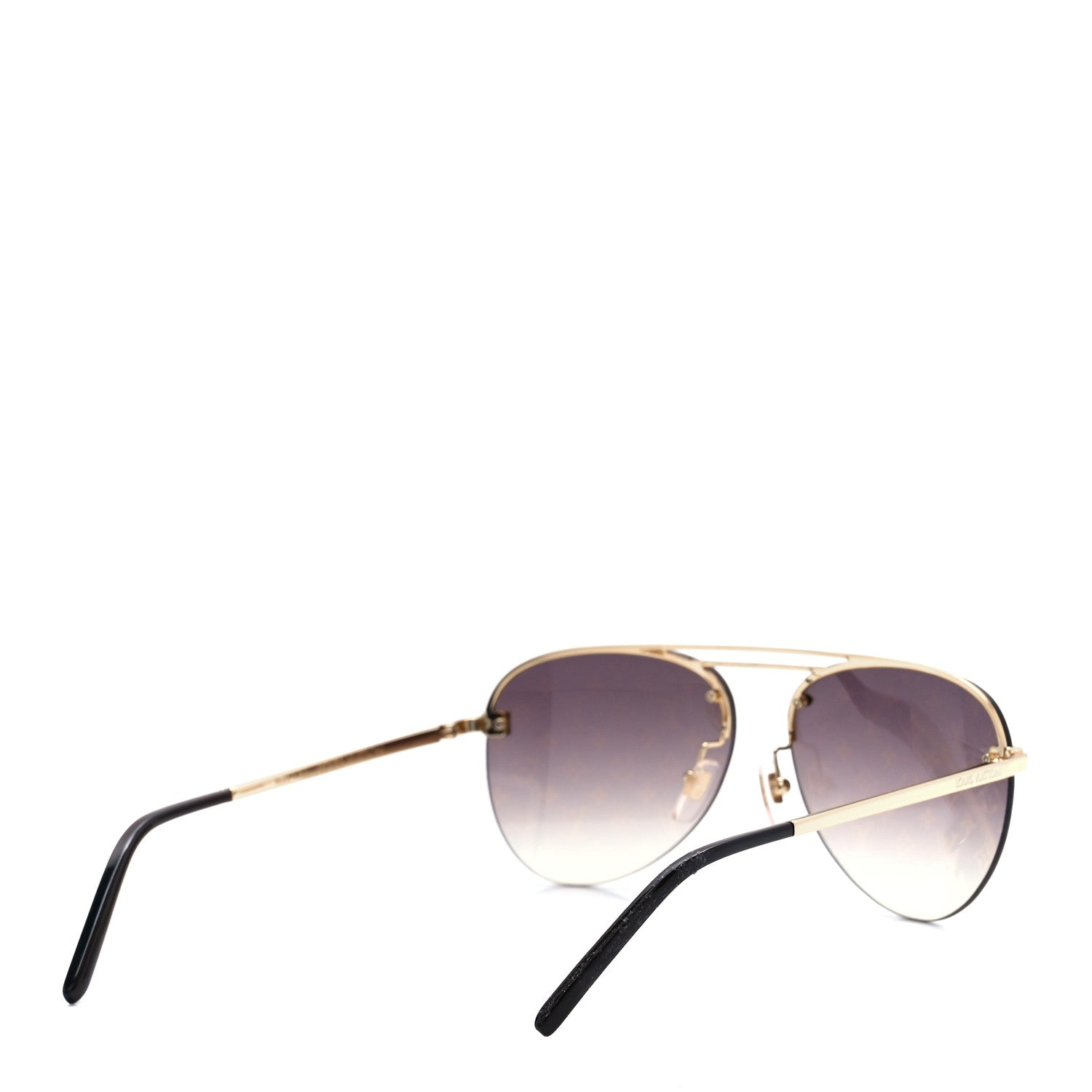 Louis Vuitton Metal Clockwise Sunglasses Z1020W Gold 4 of 9