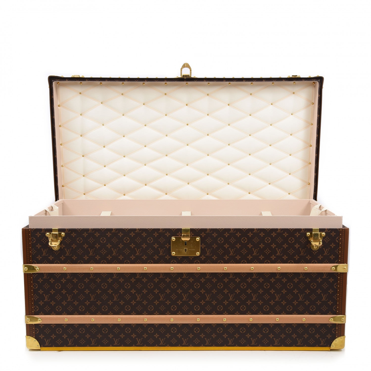 Louis Vuitton Monogram Malle Courrier Lozine Trunk 110 6 of 25