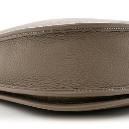 Hermes Taurillon Clemence Evelyne III PM Etoupe 9 of 12