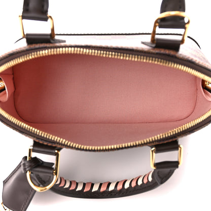 Louis Vuitton Damier Ebene Braided Alma BB 5 of 13