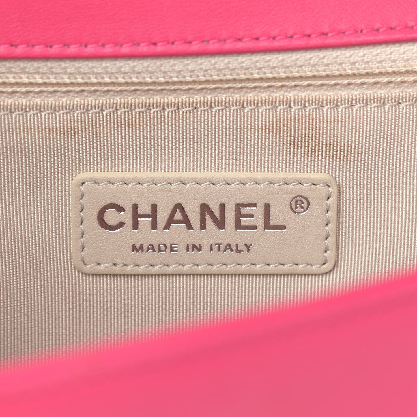 Lambskin Quilted New Medium Boy Flap Pink