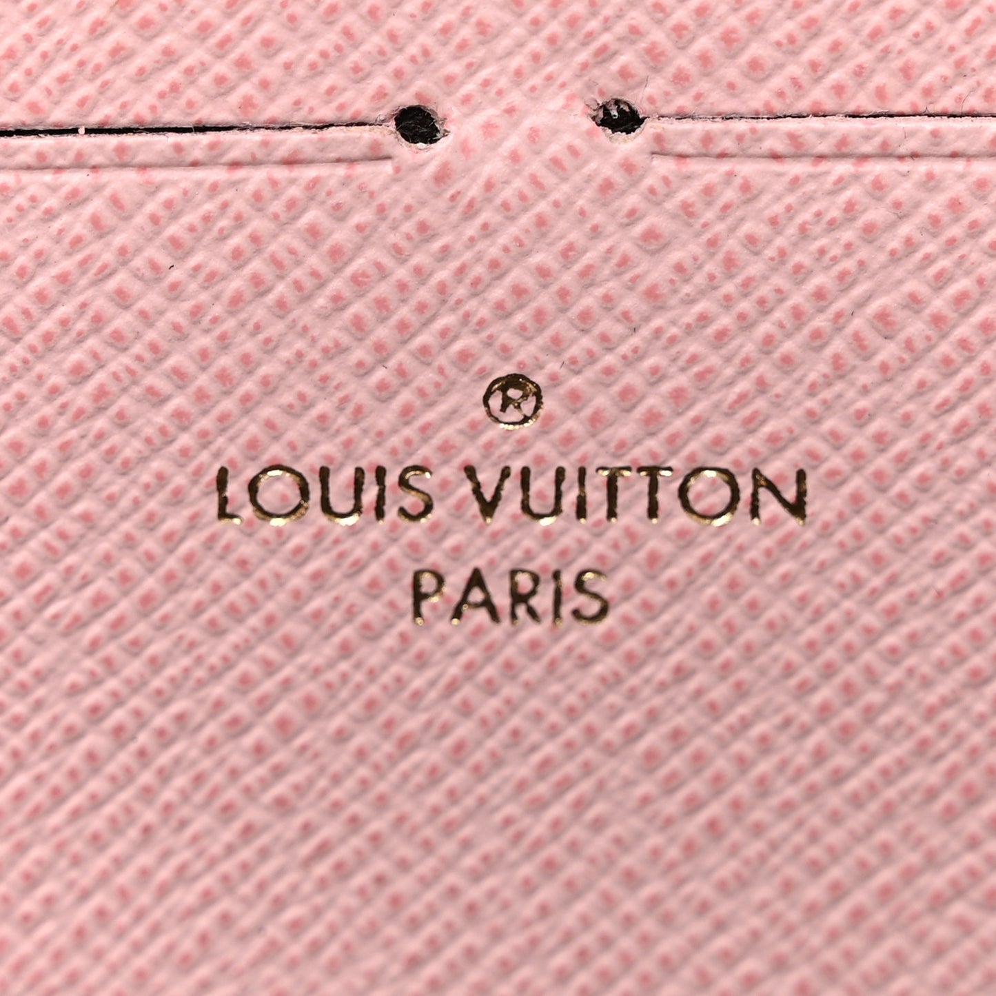 Monogram Clemence Wallet Rose Ballerine