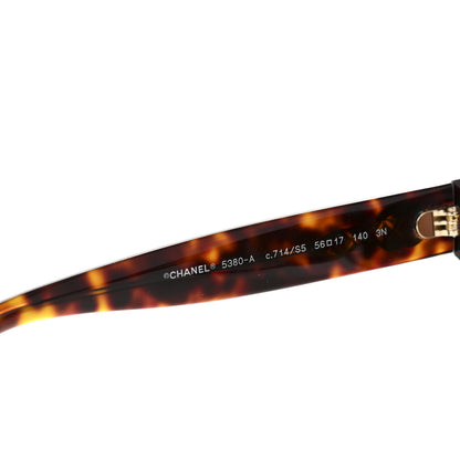 Chanel Acetate Runway Square Sunglasses 5380-A Dark Tortoise 5 of 8