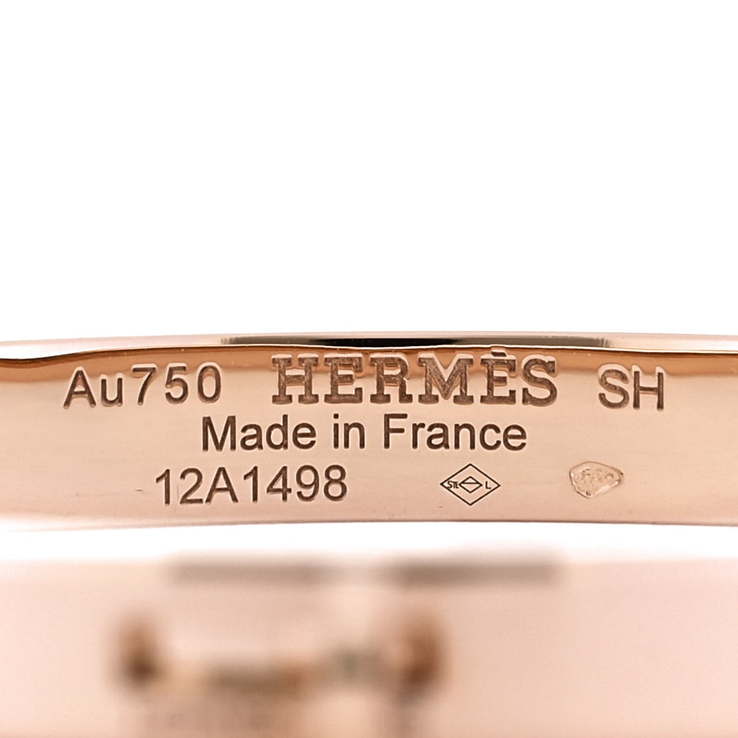 18K Rose Gold Diamond PM Kelly Bracelet SH