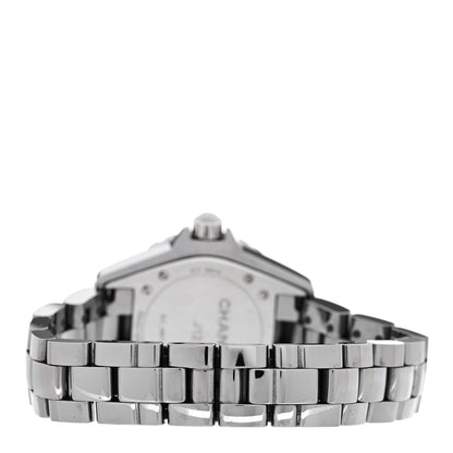 Chanel Titanium Ceramic 33mm J12 Chromatic Quartz Watch 3 of 4