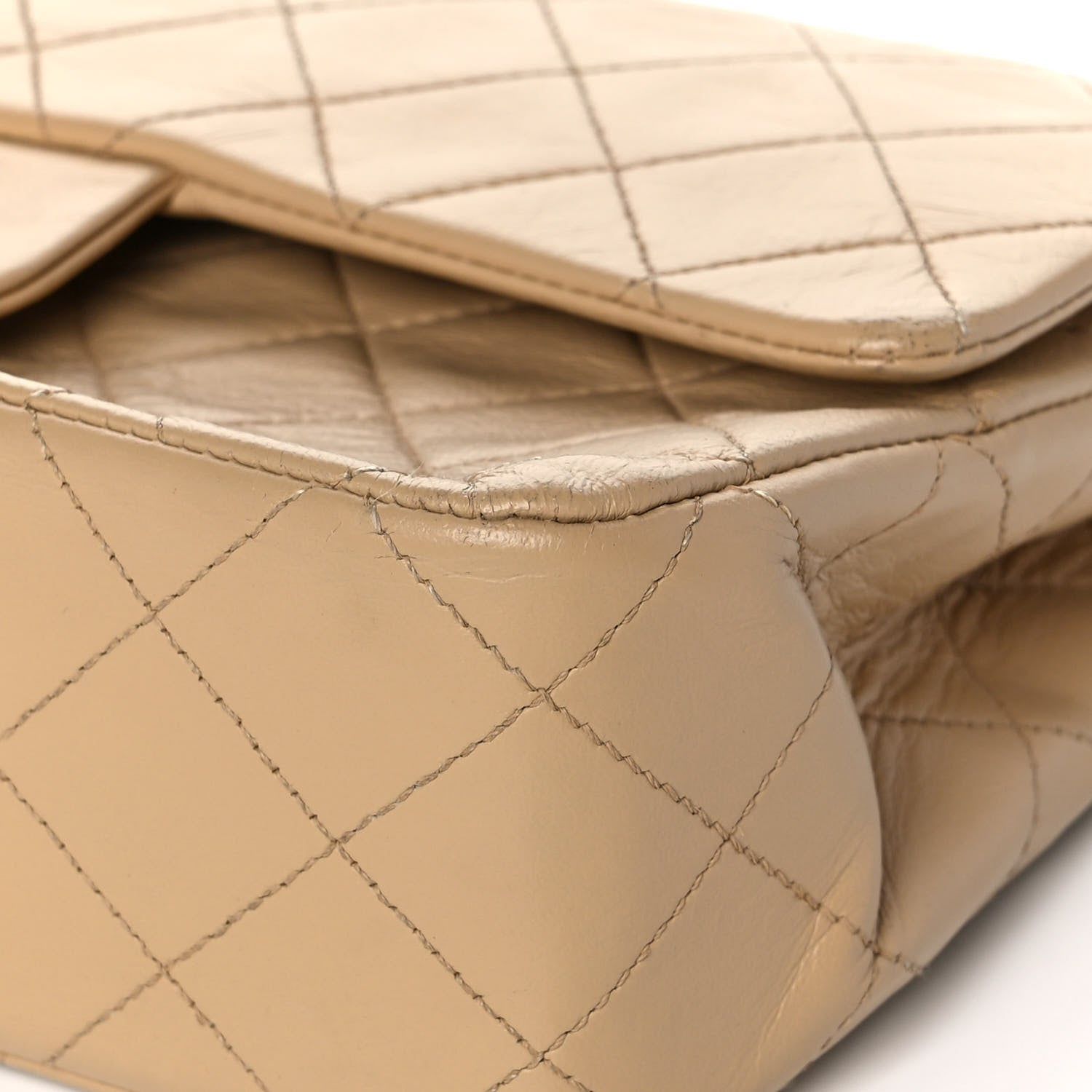 Chanel Lambskin Quilted Small Double Flap Beige 9 of 19