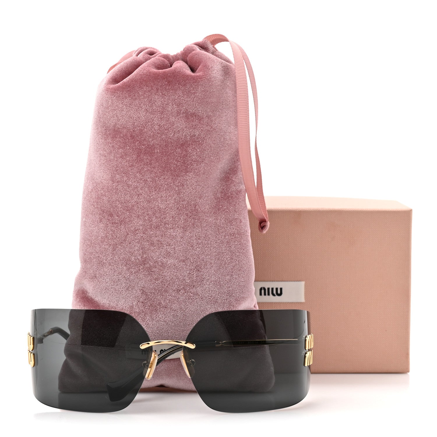 Miu Miu Metal Runway Sunglasses SMU54Y Slate Grey 8 of 8