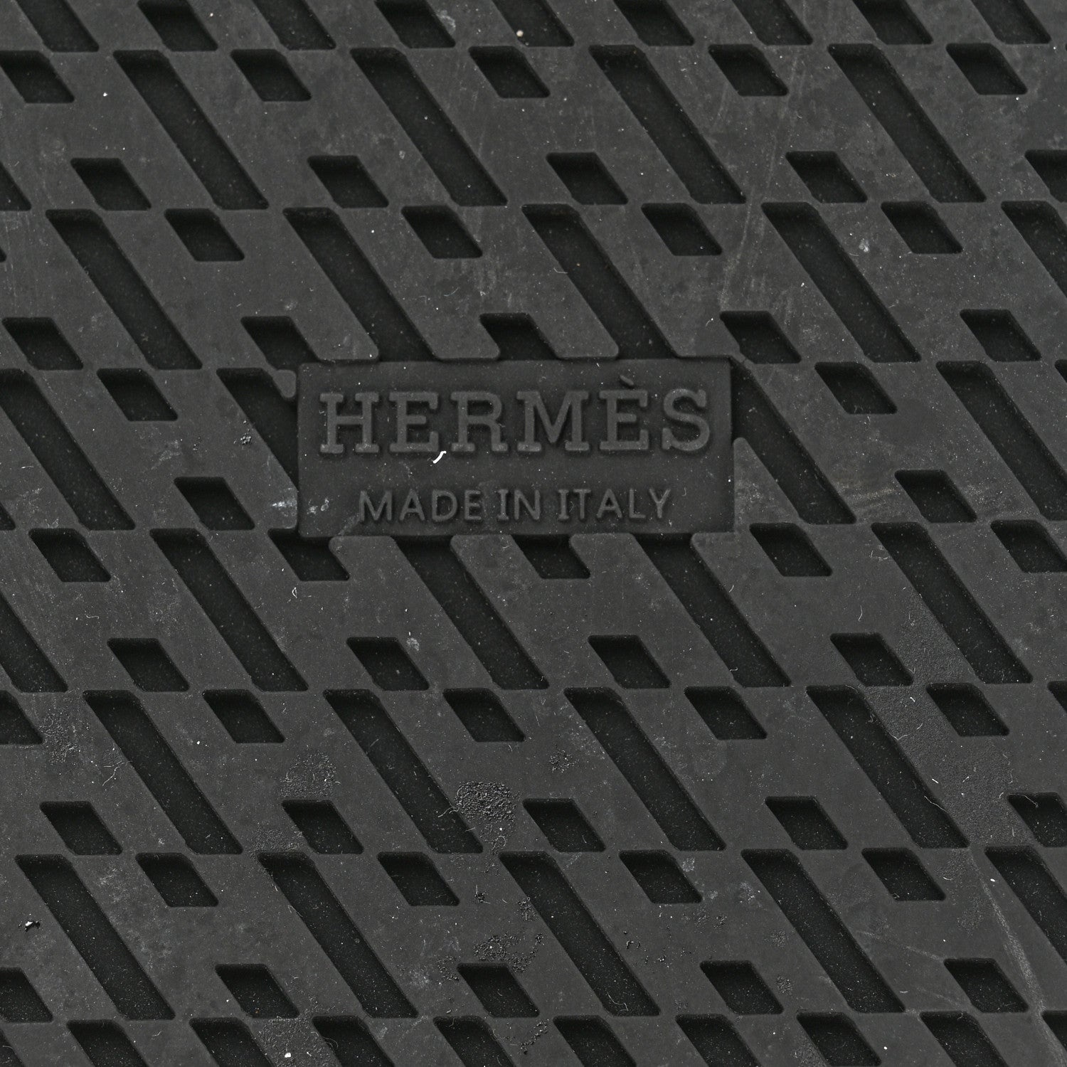 Hermes Calfskin Woolskin Womens Chypre Sandals 37.5 Black Ecru 8 of 9