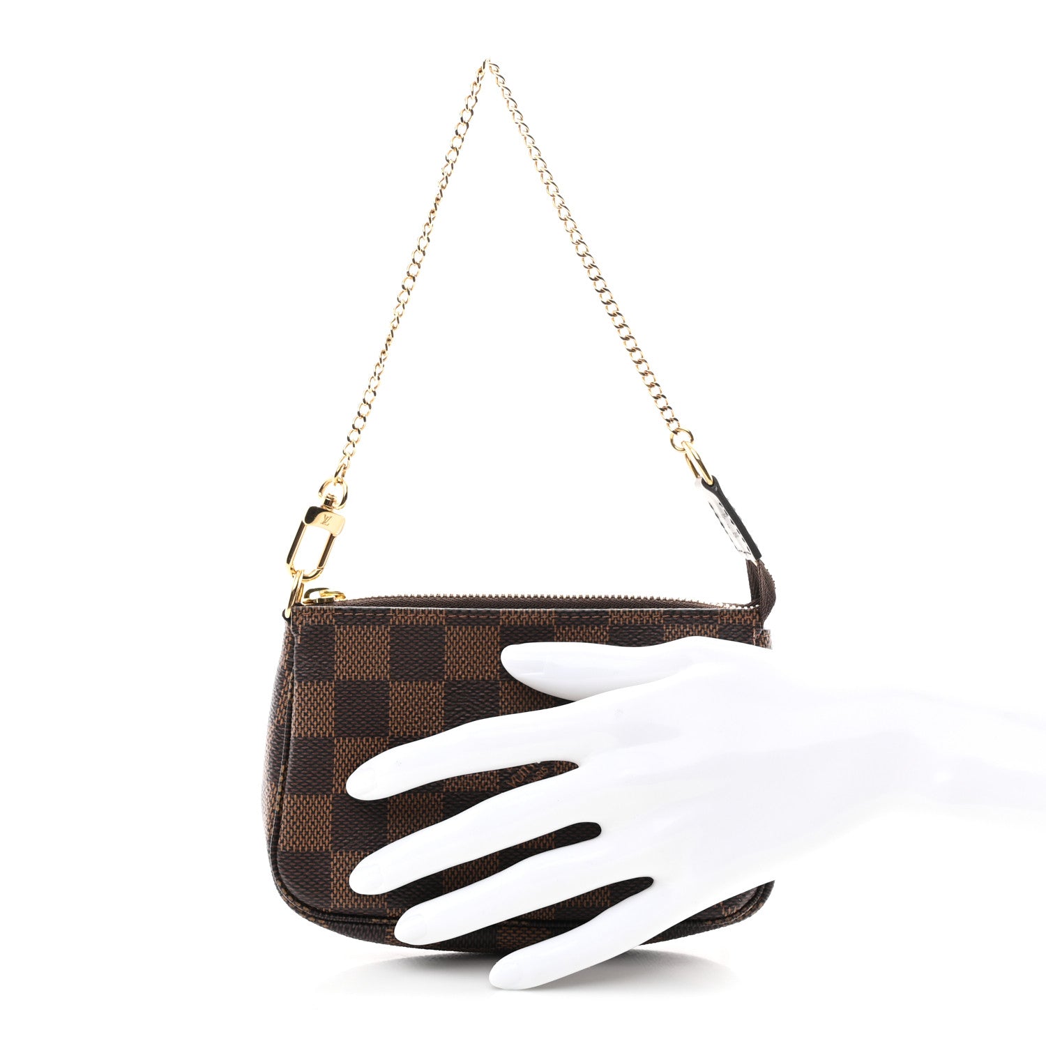 Louis Vuitton Damier Ebene Mini Pochette Accessories 2 of 7