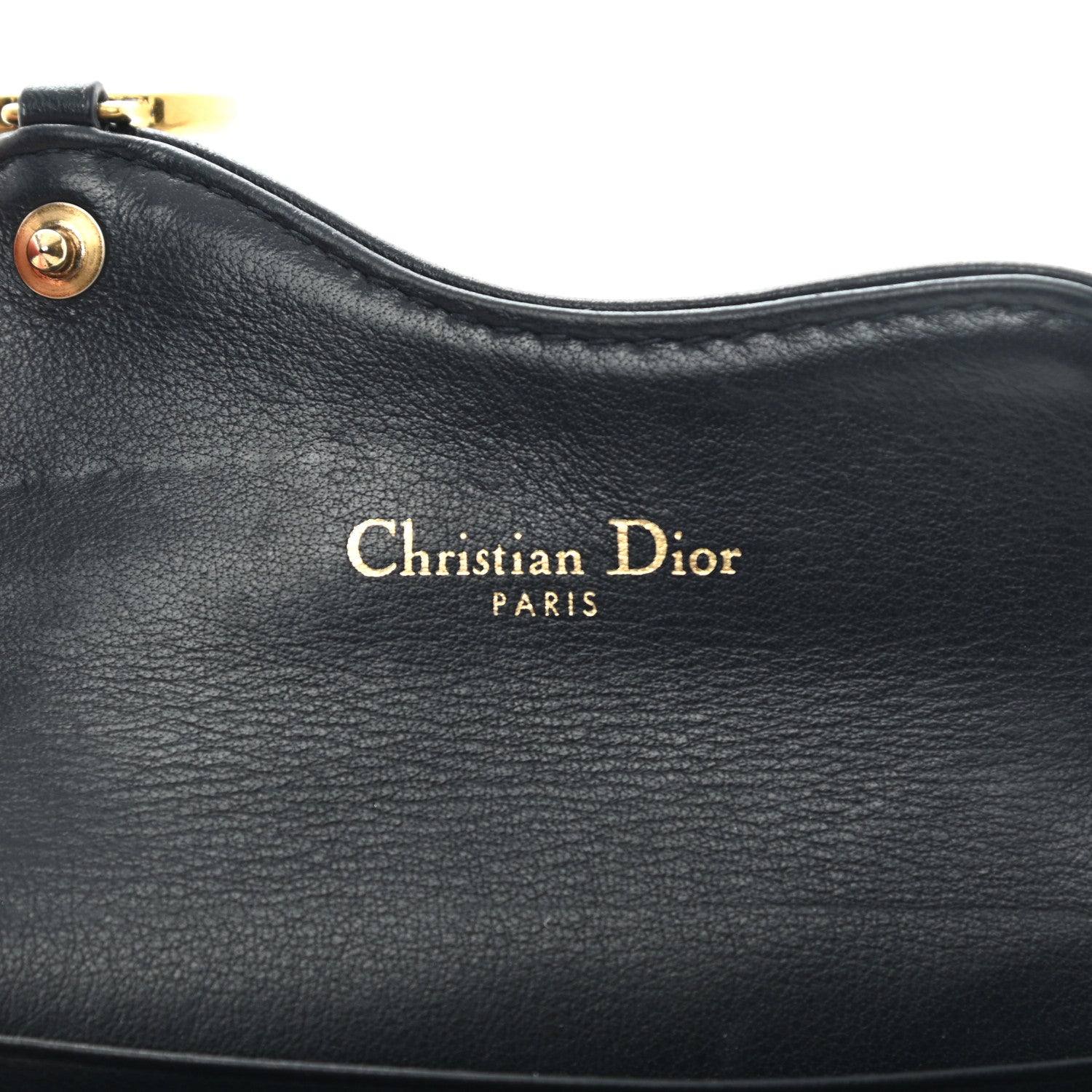 Christian Dior Oblique Saddle Card Holder Blue 6 of 8