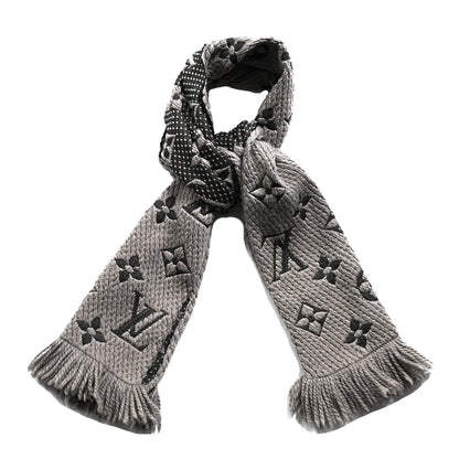 Louis Vuitton Wool Silk Logomania Scarf Verone 1 of 3