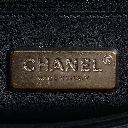 Chanel Python Tri-Color Medium Graphic Flap Beige 7 of 9