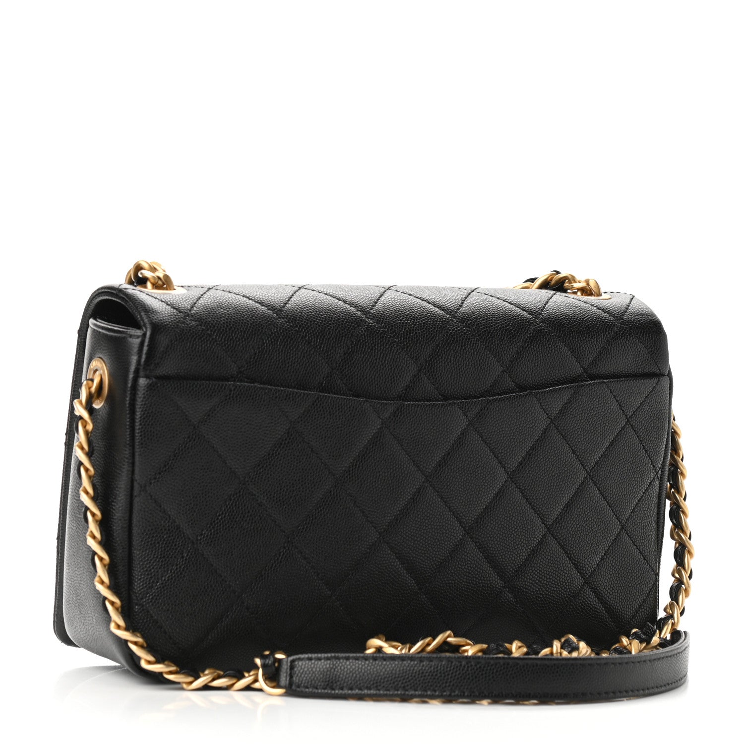 Chanel Caviar Quilted Medium Fashion Therapy Flap Bag Black 3 of 9
