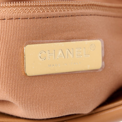 Chanel Lambskin Quilted Medium Chanel 19 Flap Brown 7 of 12