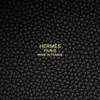 Hermes Taurillon Clemence Picotin Lock 22 MM Black 6 of 10