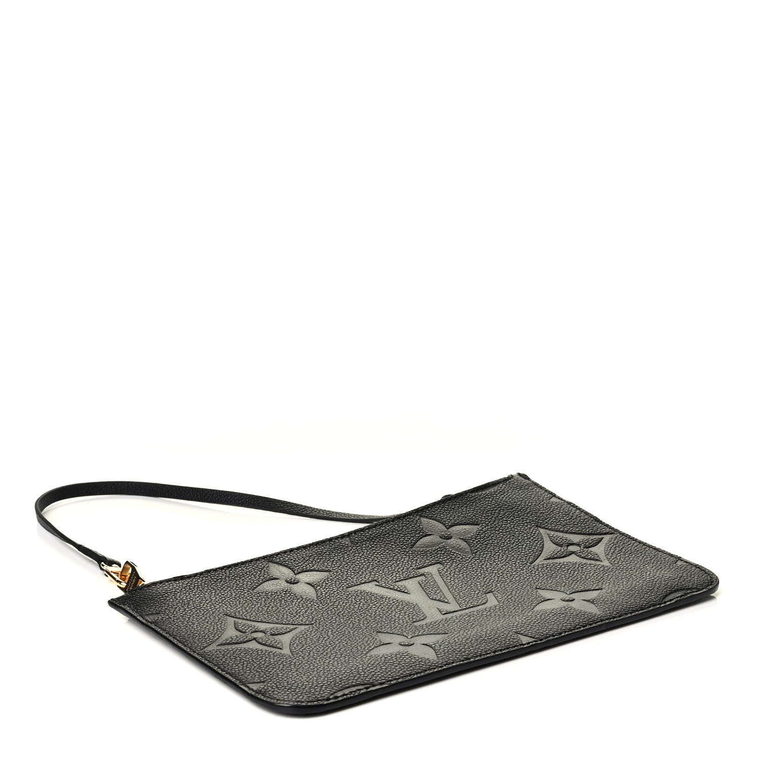 Louis Vuitton Empreinte Monogram Giant Neverfull MM Pochette Black 3 of 5