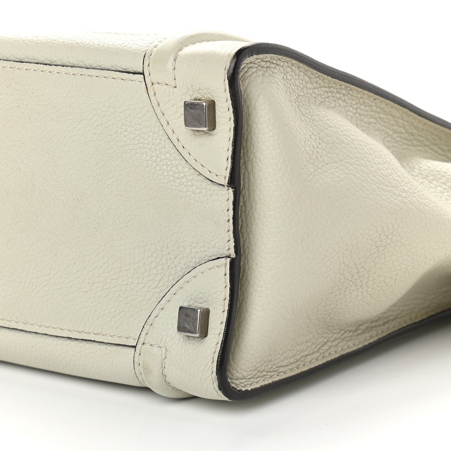 Drummed Calfskin Micro Luggage Lune