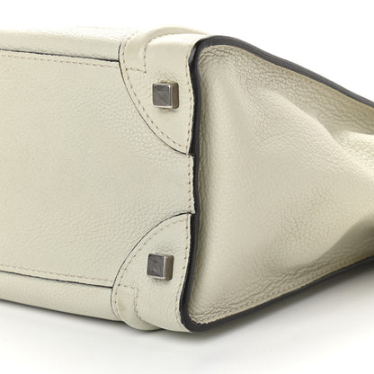 Celine Drummed Calfskin Micro Luggage Lune 9 of 9