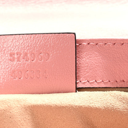 Gucci Azalea Calfskin Enamel Matelasse Diagonal Super Mini Torchon GG Marmont Shoulder Bag New Cherry Red Wild Rose 7 of 10