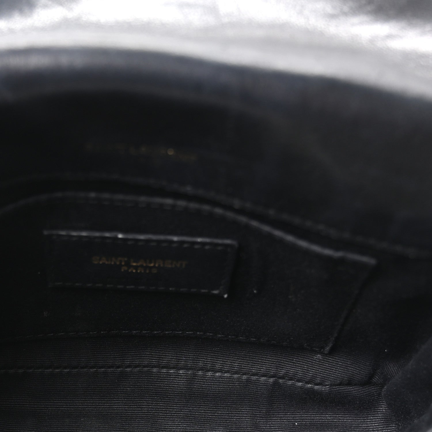 Saint Laurent Lambskin Monogram Jamie Belt Bag Black 4 of 9