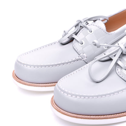 Louis Vuitton Damier Infini Mens Marina Bay Boat Shoes 11 Gris 6 of 12