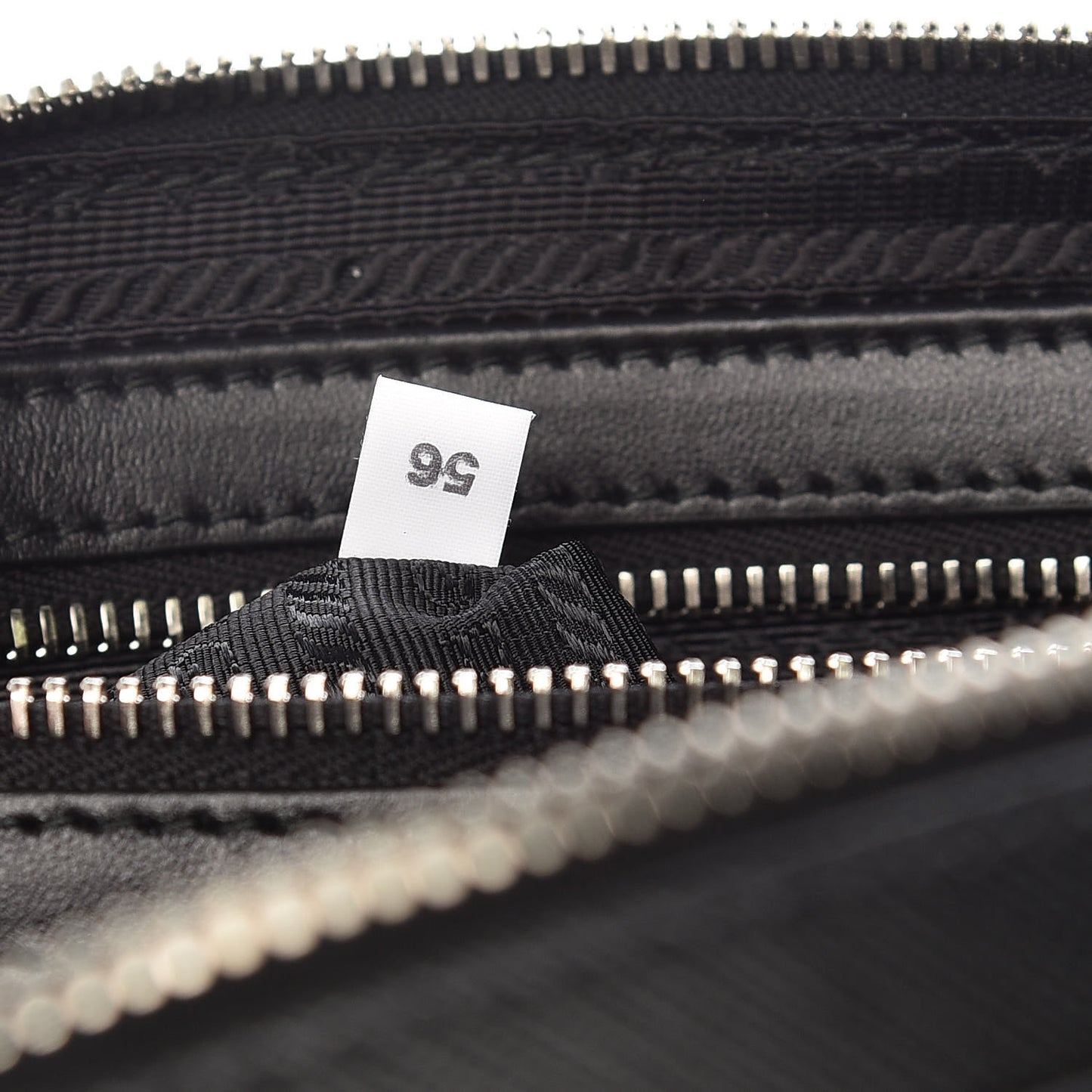 Saffiano Travel Wristlet Bag Black