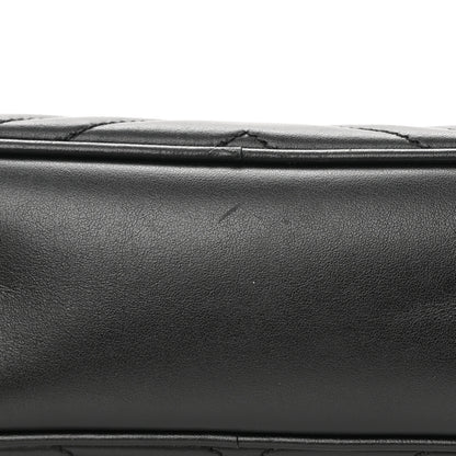 Gucci Calfskin Matelasse Small GG Marmont Chain Shoulder Bag Black 17 of 19