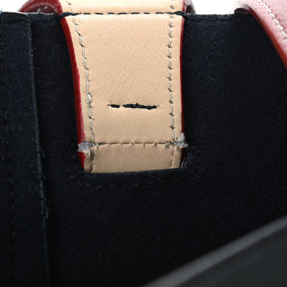Celine Shiny Smooth Calfskin Small Twisted Cabas Navy Black 11 of 13