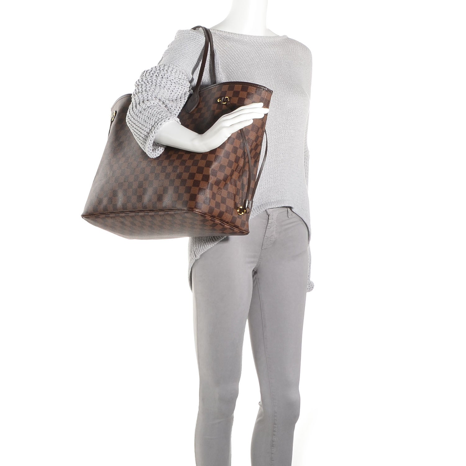 Louis Vuitton Damier Ebene Neverfull GM 2 of 8