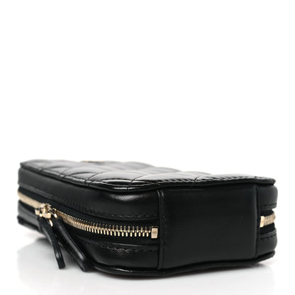 Chanel Lambskin Quilted Zip Phone Case Black 4 of 8