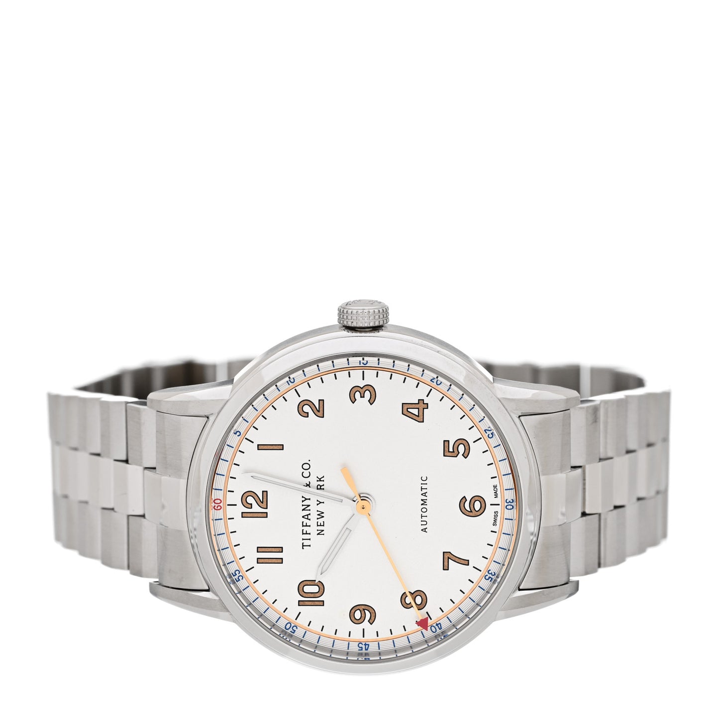 Stainless Steel 34mm CT60 3-Hand Automatic Watch