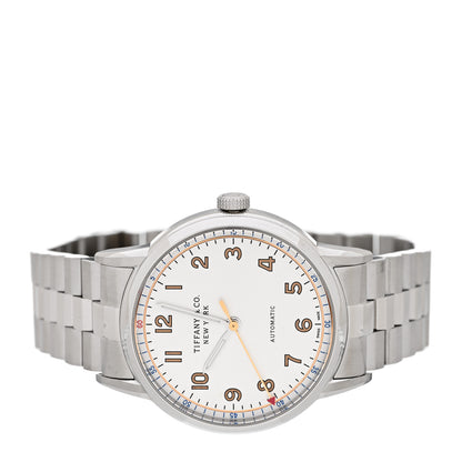 Tiffany Stainless Steel 34mm CT60 3-Hand Automatic Watch 2 of 5