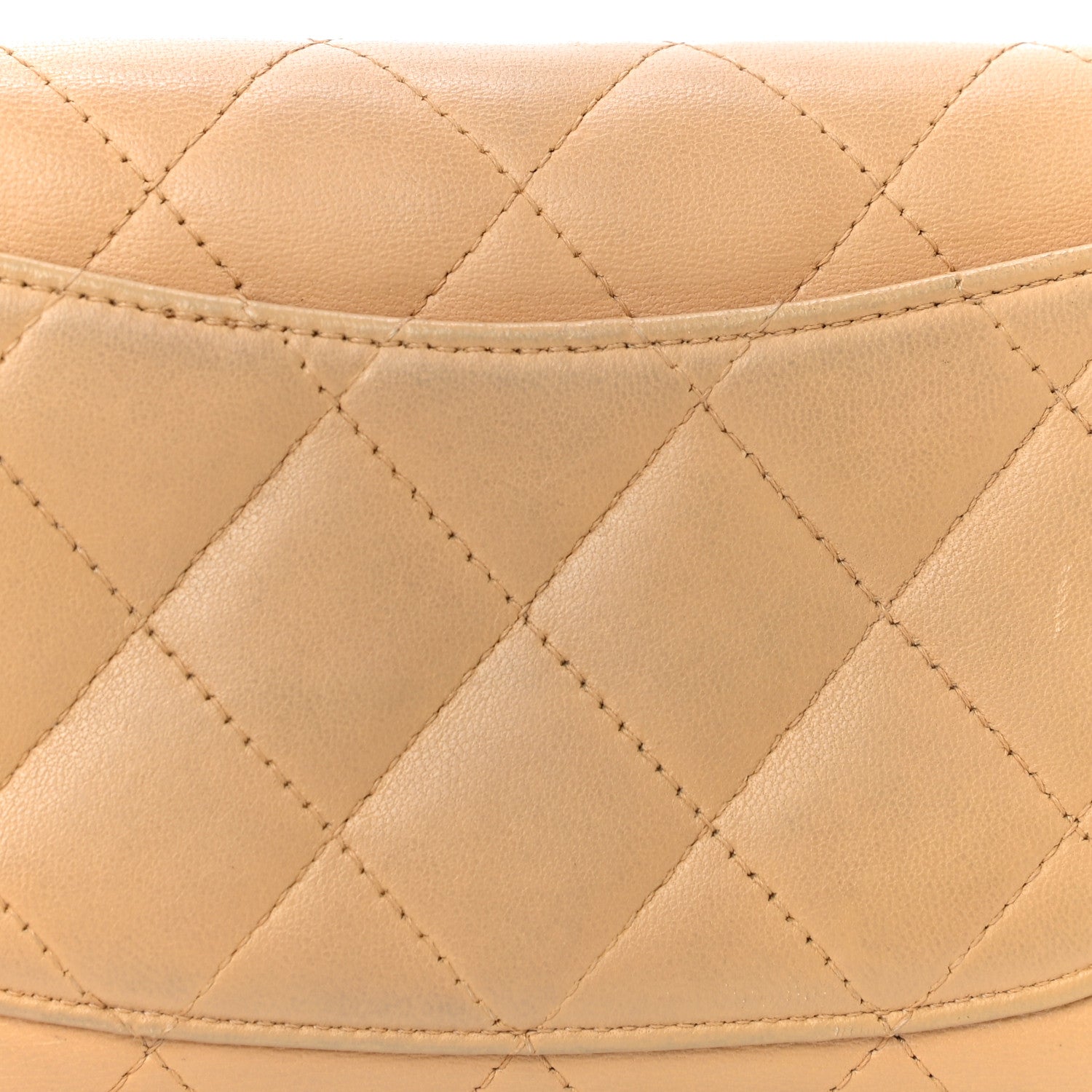 Chanel Lambskin Quilted Large Flap Wallet Beige 25 of 28
