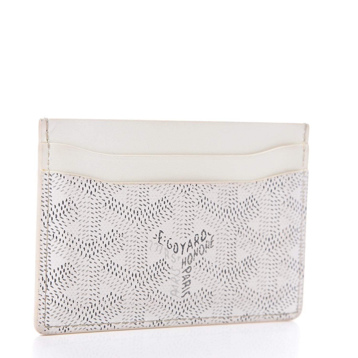 Goyard Goyardine Saint Sulpice Card Holder White 2 of 6