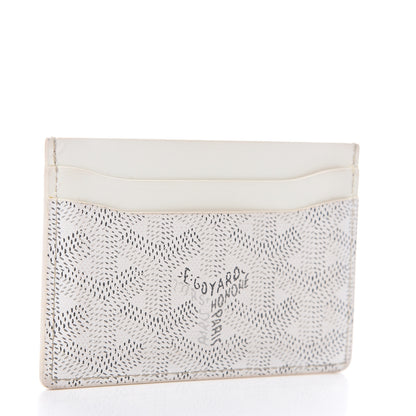 Goyard Goyardine Saint Sulpice Card Holder White 2 of 6