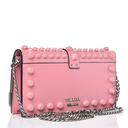 Prada City Calfskin Cahier Studded Mini Bag Petalo 3 of 6
