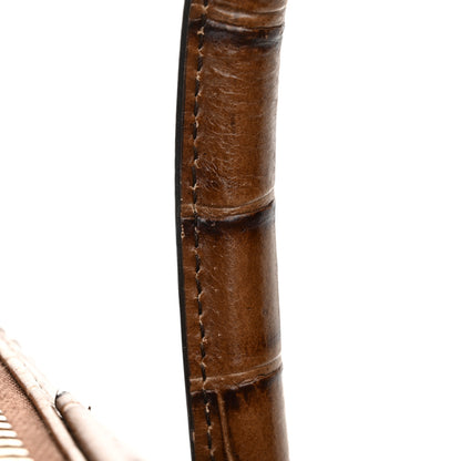 Givenchy Calfskin Crocodile Embossed Small Antigona Brown 12 of 12