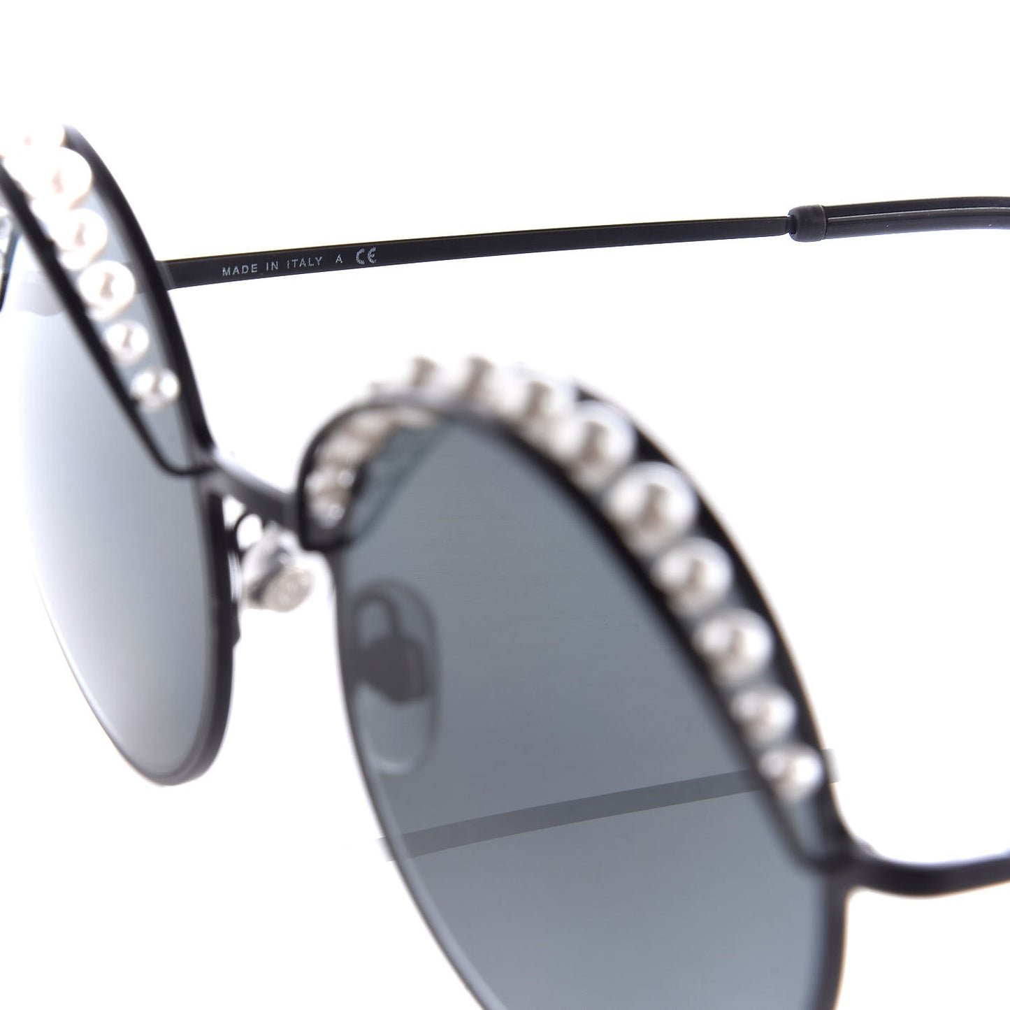 Pearl Round Sunglasses 4234-H Black
