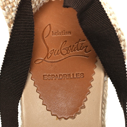 Christian Louboutin Pony Hair Tigresse 140 Espadrille Wedges 38 7 of 7