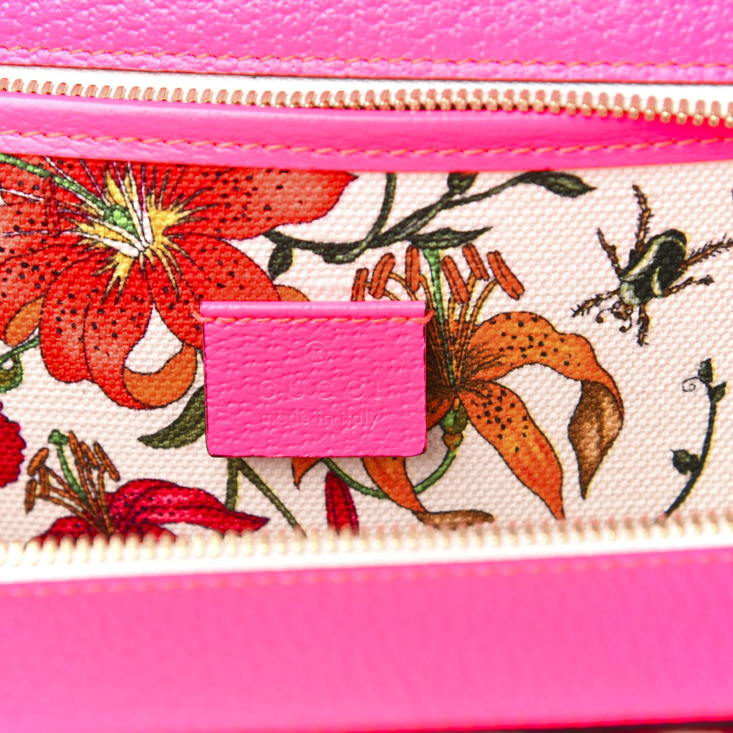 Canvas Medium Flora Tote Fuchsia