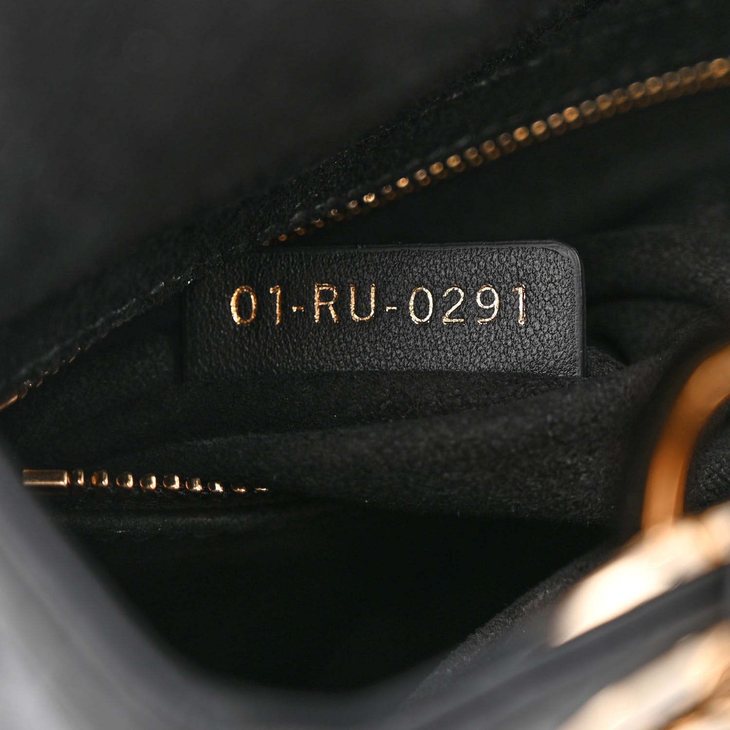 Christian Dior Lambskin Cannage Small My ABCDior Lady Dior Black 7 of 10