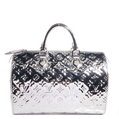 Louis Vuitton Monogram Miroir Speedy 30 Silver 1 of 8