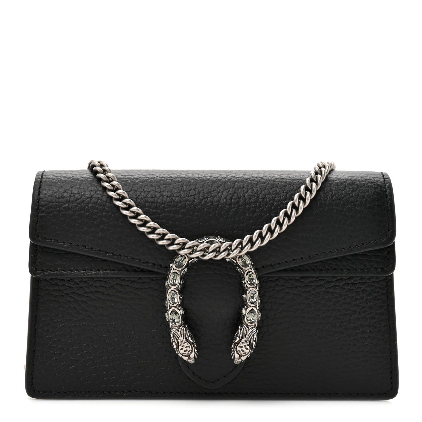 Calfskin Super Mini Dionysus Shoulder Bag Black