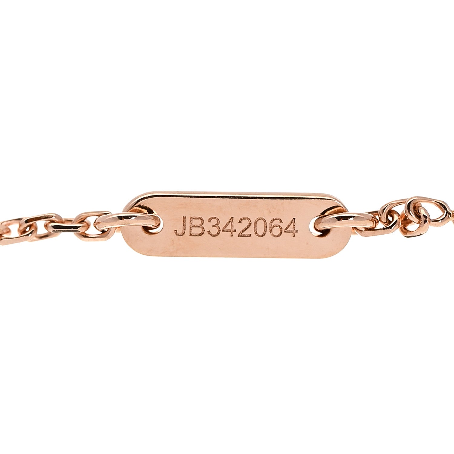 Van Cleef & Arpels 18K Rose Gold Carnelian Sweet Alhambra Heart Bracelet 4 of 4