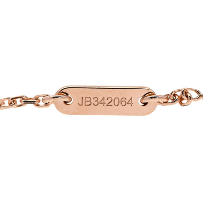 Van Cleef & Arpels 18K Rose Gold Carnelian Sweet Alhambra Heart Bracelet 4 of 4