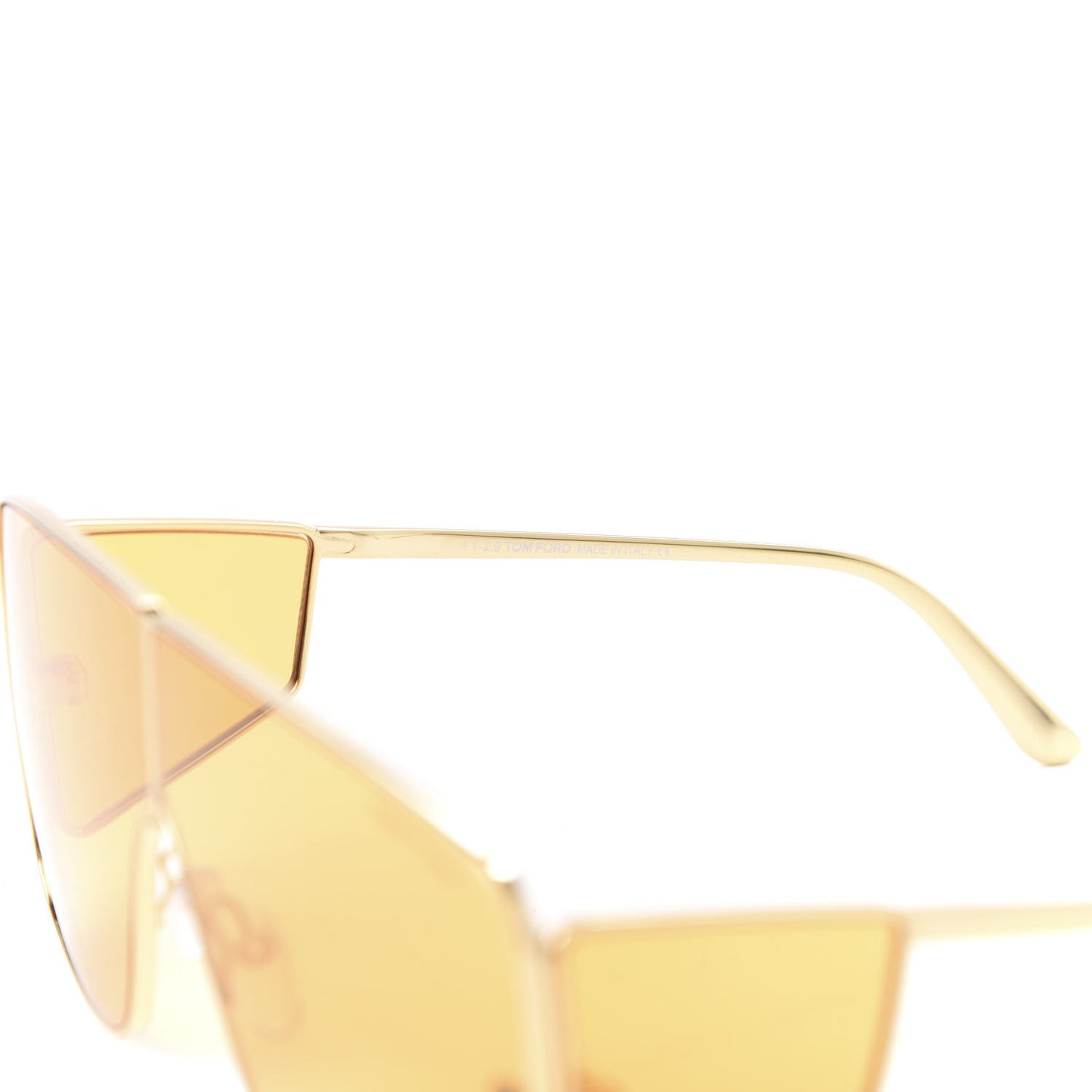 Square Spector Sunglasses TF 708 Gold