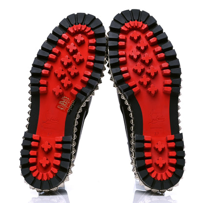 Christian Louboutin Calfskin Ingrassato Studded By The River 50 Flat Chelsea Boots 37 Black 4 of 4