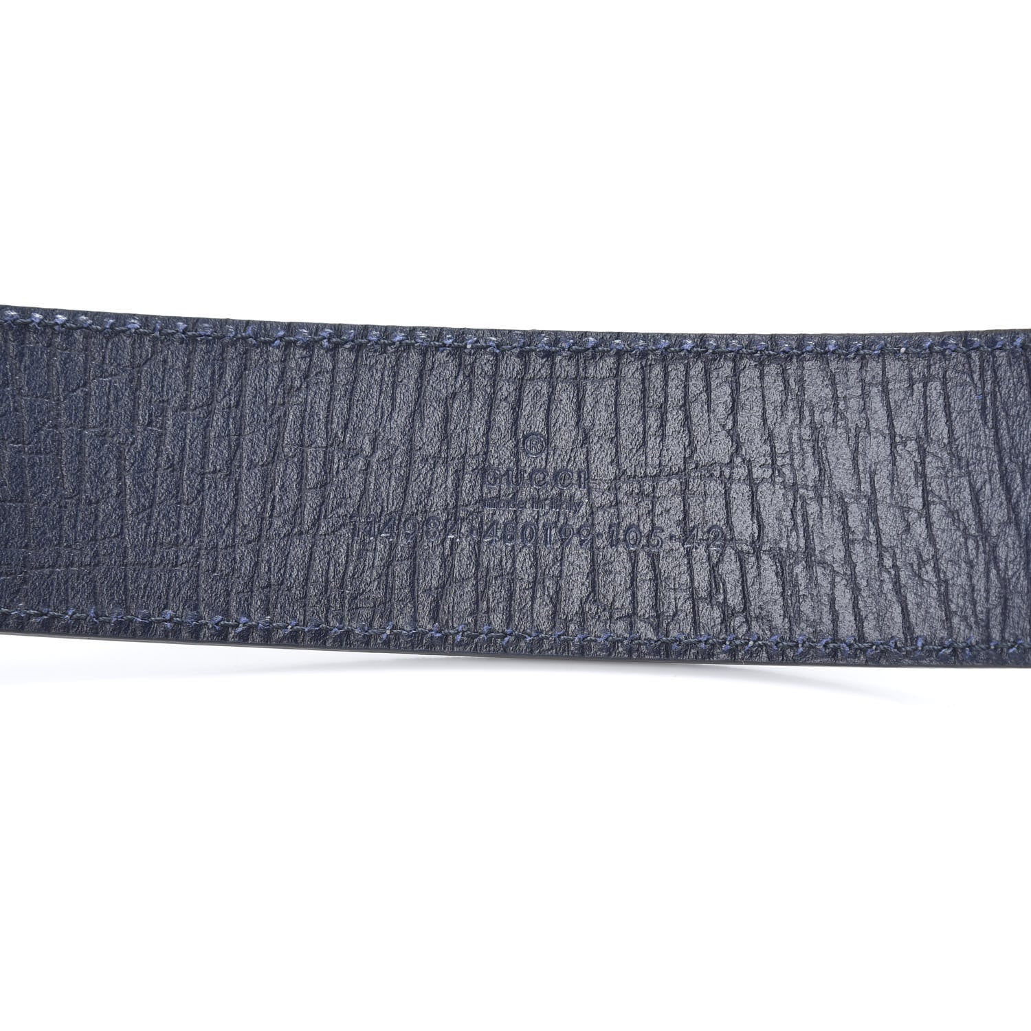 Gucci GG Plus Monogram Interlocking G Belt 105 42 Navy 3 of 5