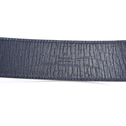 Gucci GG Plus Monogram Interlocking G Belt 105 42 Navy 3 of 5
