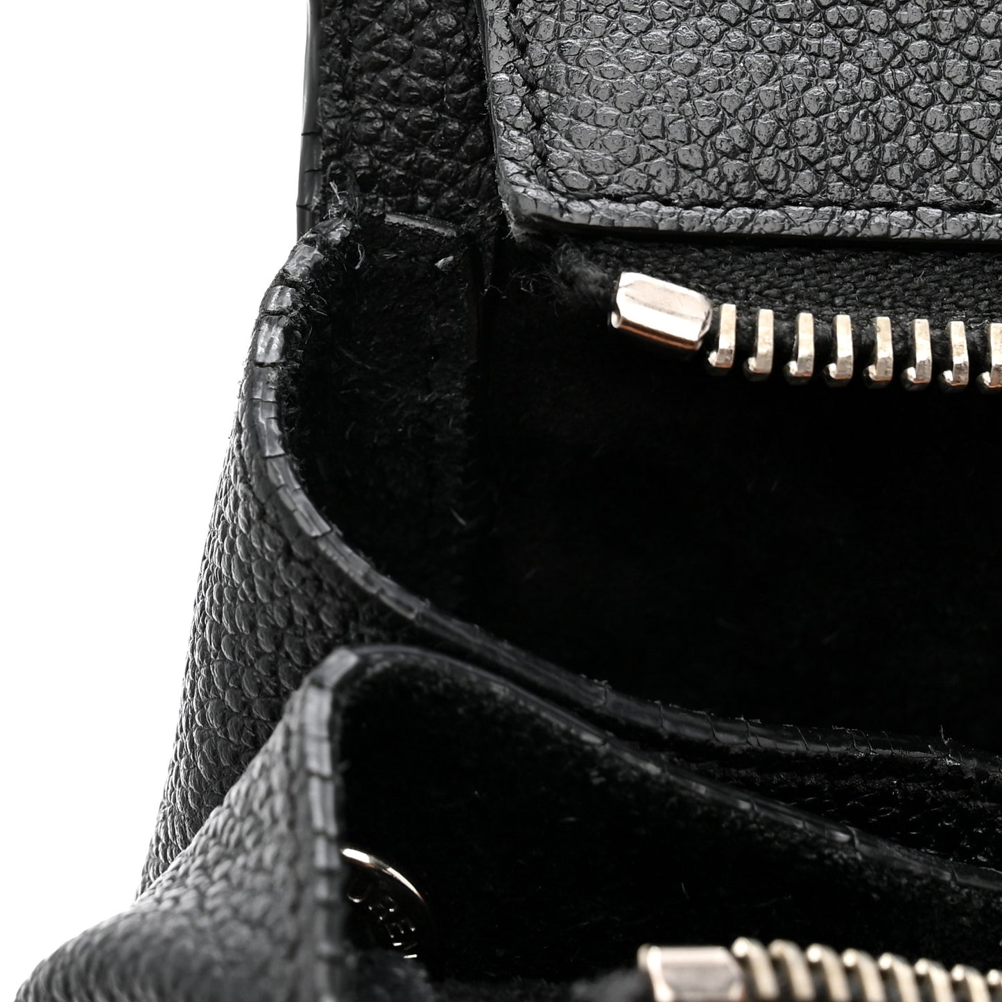 Grained Calfskin Medium Cabas Rive Gauche Black
